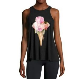 🆕️Betsey Johnson  Peonies Floral Burnout Tank Top
